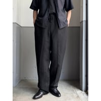2000's Linen / Viscose fabric wide silhouette relaxing pants