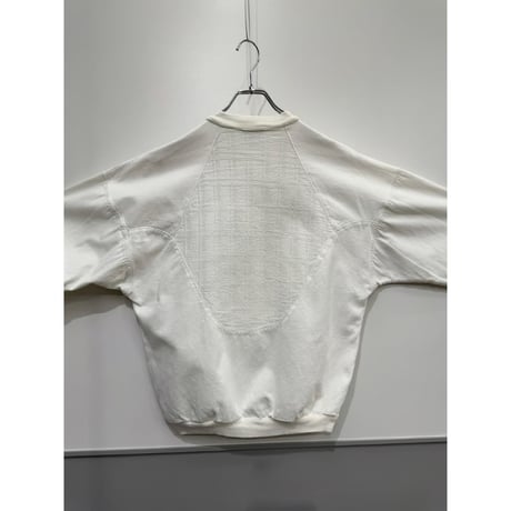 1980's Switching Fabric design pullover shirt with pocket