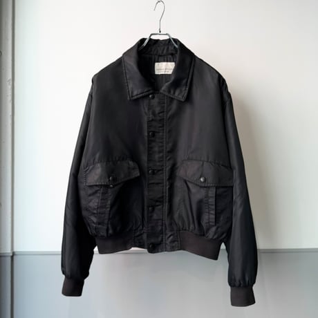 1990's Wide & Short Silhouette nylon shell padding jacket