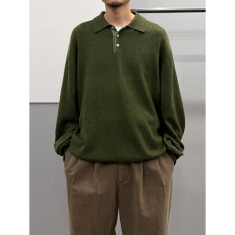 1990's-2000's "Neiman Marcus" Cashmere Knit Pullover Shirt