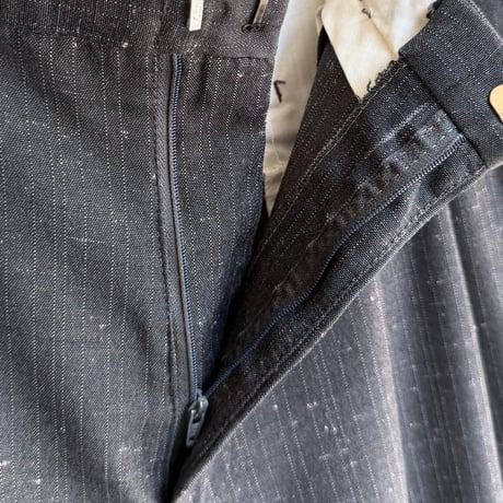 1980's USA MADE Gray × Pink color 2tuck slacks pants
