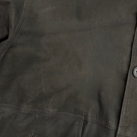 1990's Type A-1 Charcoal color nubuck leather jacket