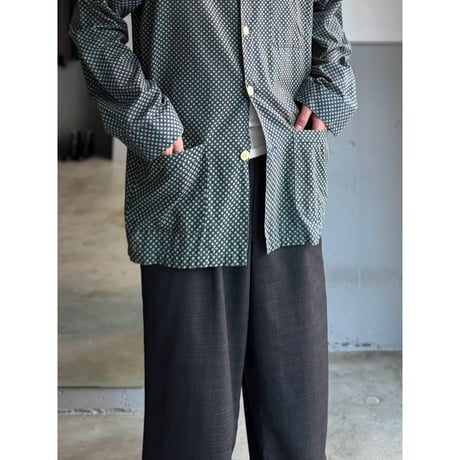 1990's  "Derek Rose" Cotton geometric print sleeping shirt
