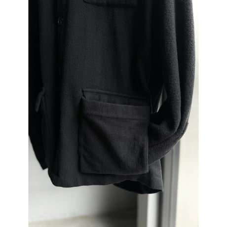 1990's "pierre cardin" Wool × Nylon Fabric 5pocket Relaxing Jacket