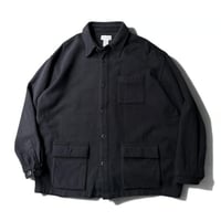 1990's "pierre cardin" Wool × Nylon Fabric 5pocket Relaxing Jacket