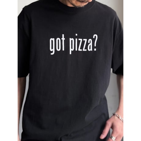 2000's "MYSTIC pizza" 「got pizza?」 Printed Tee
