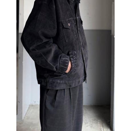 2000's CANADA MADE Cotton blend corduroy trucker jacket