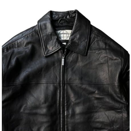 2000's Black Leather Drizzler Jacket