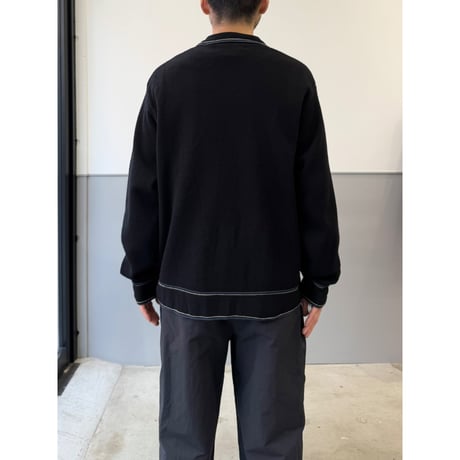 1990's-Early 2000's "BANANA REPUBLIC"  Wool Zip-up knit cardigan