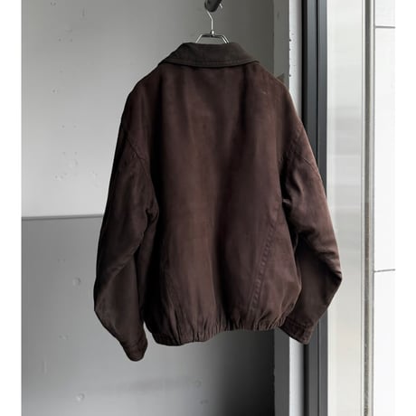 2000's Leather Collar Padding Jacket