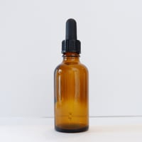 スポイトキャップ付遮光ガラス瓶　茶色　50ml