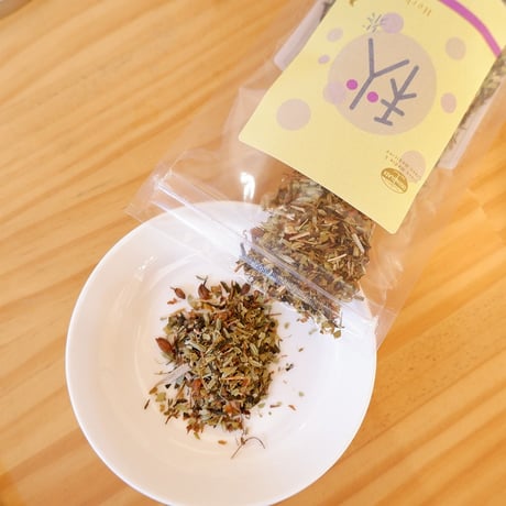 秋茶　四季シリーズ　35g　グリーンフラスコ　ブレンドハーブティー