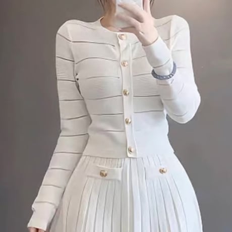 Button Line Top 5色