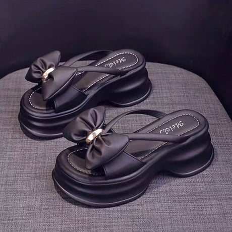 Ribbon Muse Sandals 2色