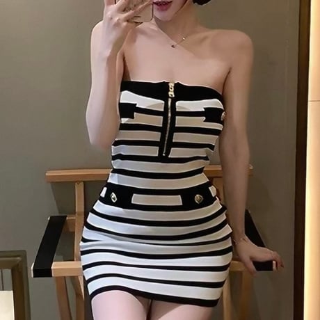 Chic Stripe Onepiece