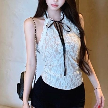 Lace Halter Top