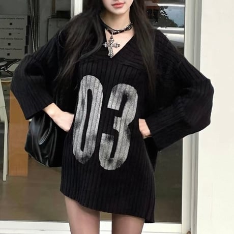 Oversize Knit Top