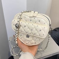 Crystal Quilted Bag 3色