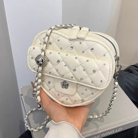 Crystal Quilted Bag 3色