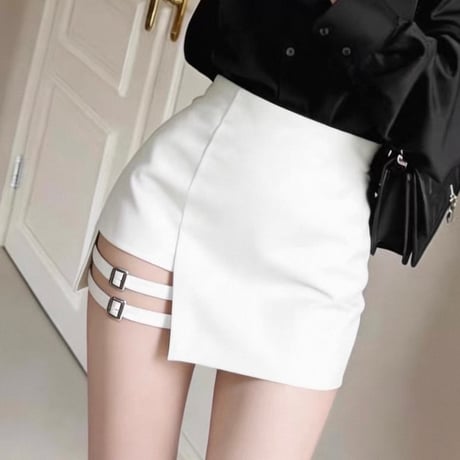 Dual Strap Wrap Skort 2色