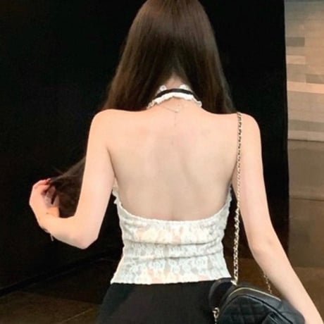 Lace Halter Top