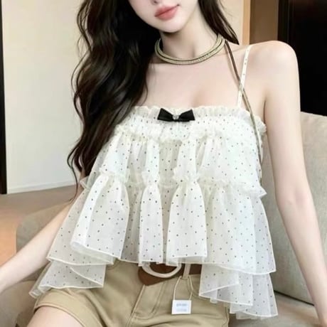 Dot Veil Top