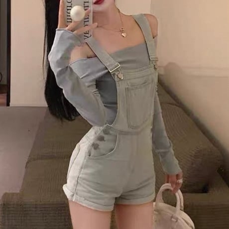 Light Denim Salopette