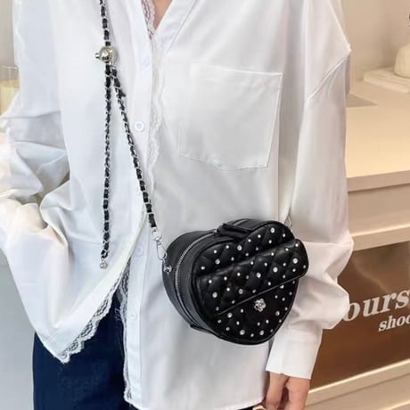 Crystal Quilted Bag 3色