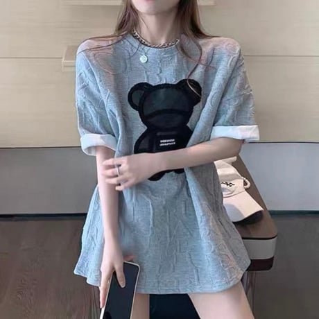 Teddy Patch Tops 2色