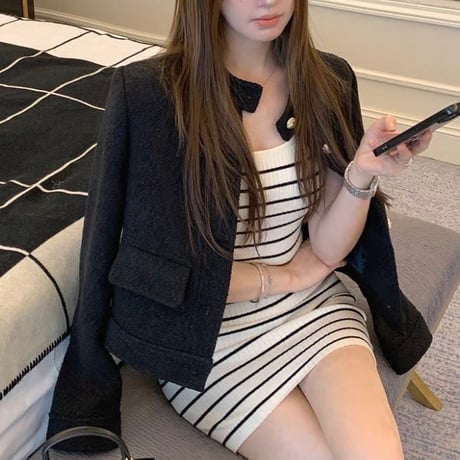 Chic Short Jacket 2色