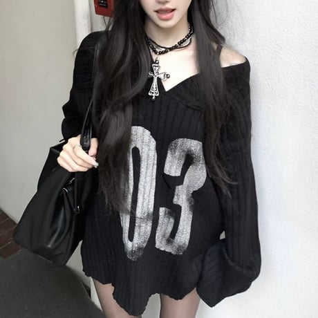 Oversize Knit Top