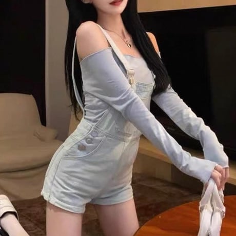 Light Denim Salopette