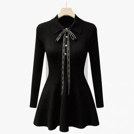 Ribbon Line Onepiece 2色