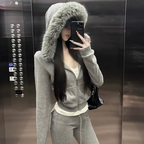Fur Hood Setup 2色