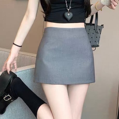 Clean Mini Skirt 2色