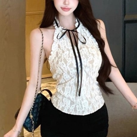 Lace Halter Top