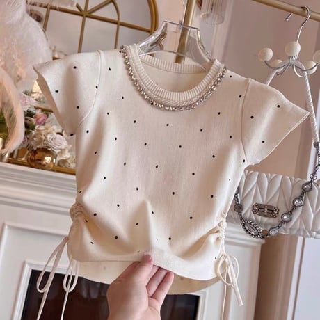 Bijou Dot Knit Top