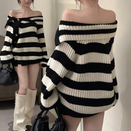 Stripe Collar Top