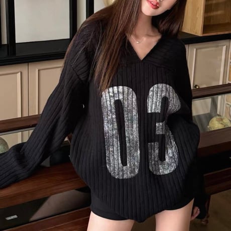 Oversize Knit Top