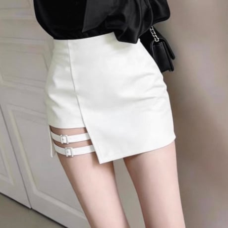 Dual Strap Wrap Skort 2色