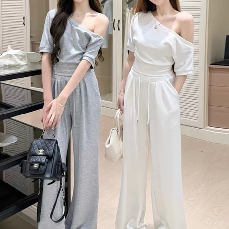 Bare Shoulder Set 3色
