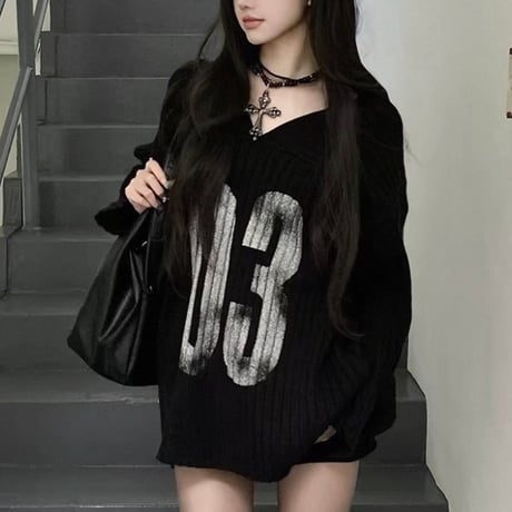 Oversize Knit Top