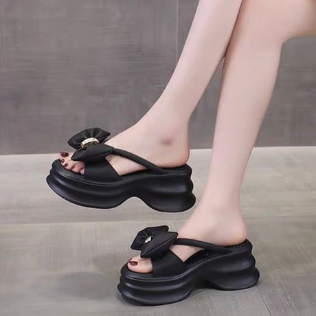 Ribbon Muse Sandals 2色