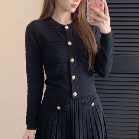 Button Line Top 5色