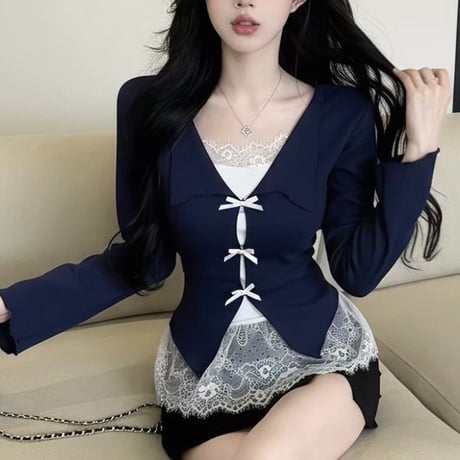 Ribbon Layer Top 4色