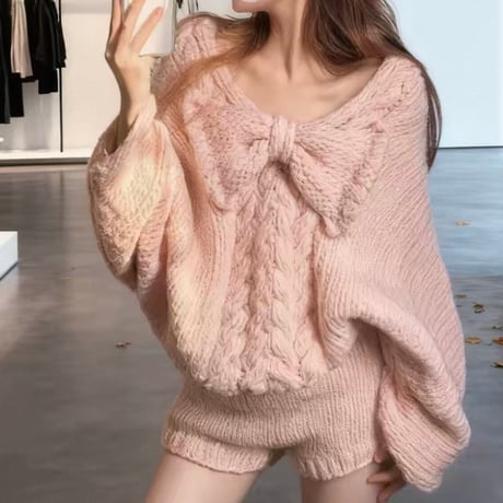 Dolly Bow Knit Set