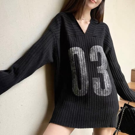 Oversize Knit Top