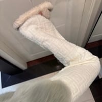 Fuzzy Pattern Pants 4色