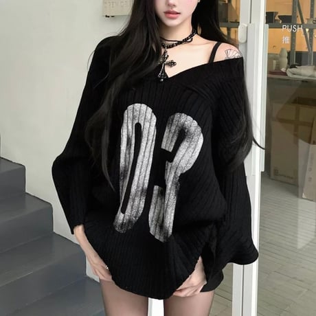 Oversize Knit Top