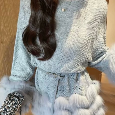Luxury Fur Top 3色